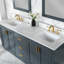 Ensemble de meuble-lavabo en bois massif Gazsi-276213301