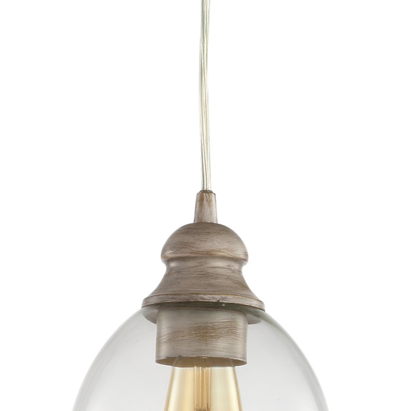 Jarod 1 - Light Gray Single Pendant