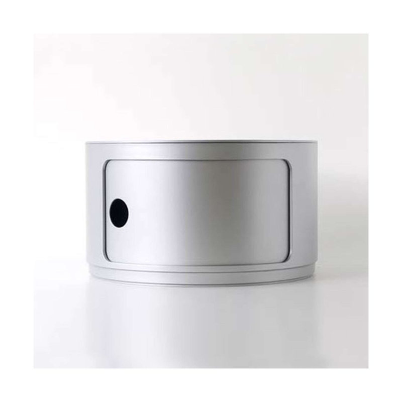 Componibili Plastic Decorative Box, Silver
