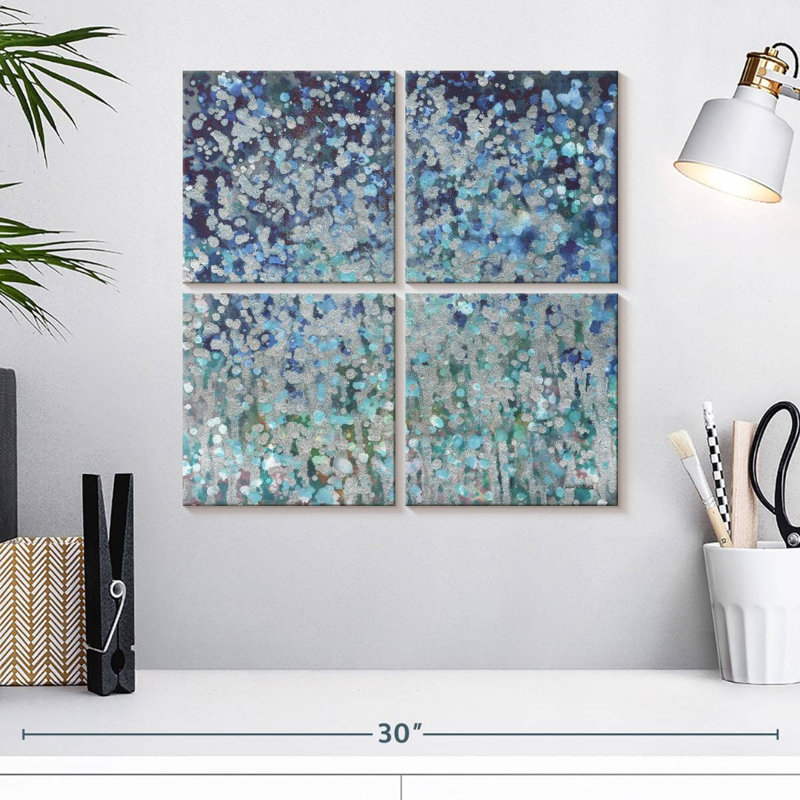 Starlight Rain, 18" H x 18" W