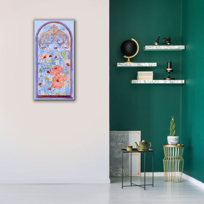 «Epic Graffiti» «Garden Of Stain Glass 2» par Melissa Wang, art mural sur toile, 20 po x 40 po