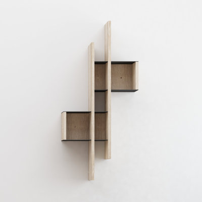 7 Piece Accent Shelf with Adjustable Shelves