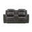 GREY CONSOLE RECLINING LOVESEAT