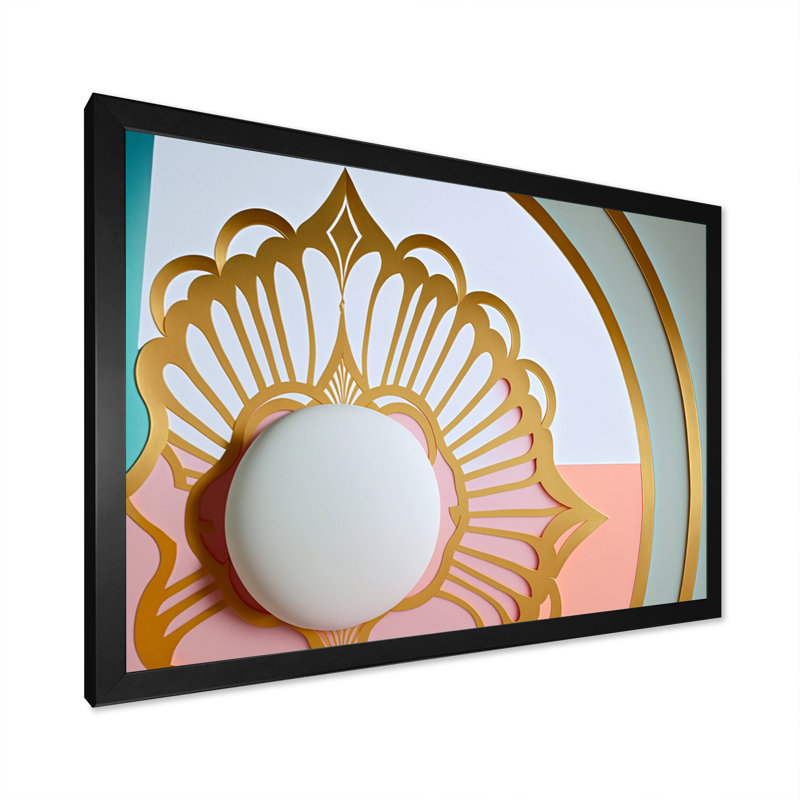 Lune blanche se levant - reproduction sur toile, Impression noire sur toile encadrée, H 12 po x l 20 po x P 1 po