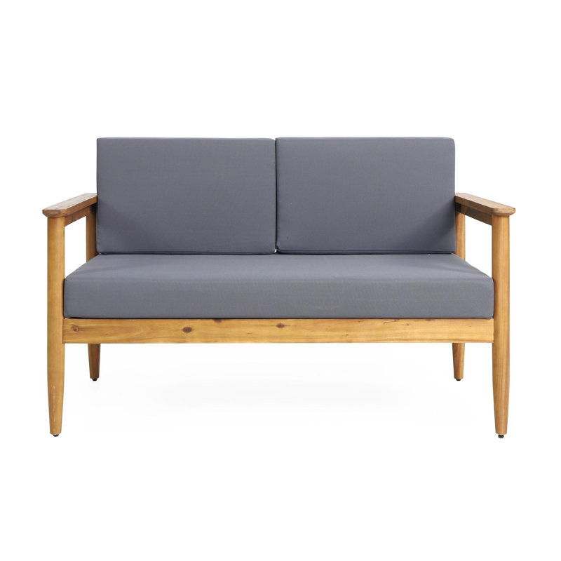 Outdoor solid wood Loveseat