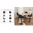 Upgraded Adjustable Swivel Bar Stools  -  Faux Leather & Fabric Upholstered Counter Height Stools with Chrome Base for Kitchen Island, Bar-241754065