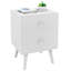 Woodacre 45cm W Solid + Manufactured Wood Bedside Table-1154536995