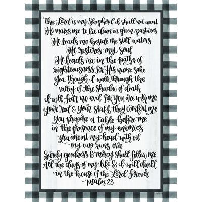 " Psalm 23 " by Imperfect Dust