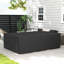 Outsunny Garden Furniture Cover Waterproof Anti-UV 222 x 155 x 67cm, Black