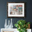 Café pittoresque - peinture encadrée-340469613-340469608