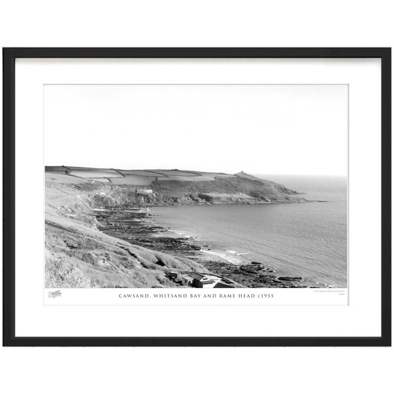 Cawsand, Whitsand Bay And Rame Head C1955 - Single Picture Frame Print, 28cm H x 36cm W x 2.3cm D