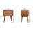 Spofford 17.72'' W Wood+Rattan Nightstand