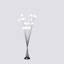 Lampe sur pied en aluminium 61,5 po à 61 lumières DEL Aluminun-1076264318