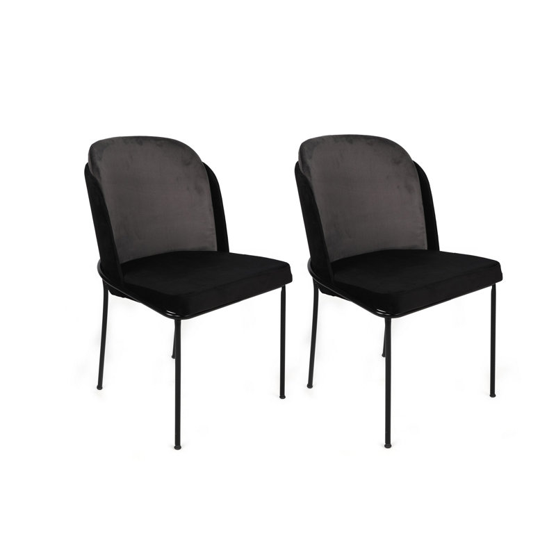 Ensemble de chaises (2 pièces), Gris