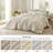Bedsure Boho Tufted Checkered Farmhouse Comforter Set