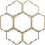 Médaillon de plafond 16 po x 6 7/8 po x P 1/4 po Florin-63411873-63411868