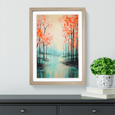 Spring ForestNo.2 - Single Picture Frame Print on Wood