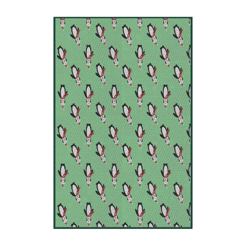 Tapis rose pâle/crème à motifs, Rectangle 8 pi x 10 pi