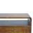 Curved Chestnut Console Table, Solid Wood-1066599248