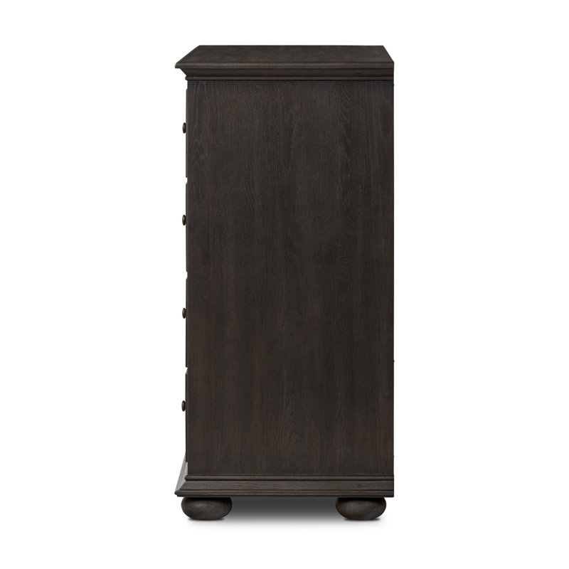 Geoffrey Tall Dresser, Smoked Black