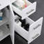 Base de meuble-lavabo simple 36 po seulement en blanc