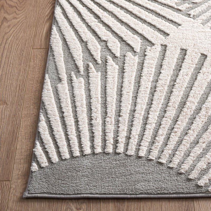 Tapis géométrique lavable à la machine Versailles 602 Performance Versailles, Rectangle 3 pi 0 po x 5 pi 0 po