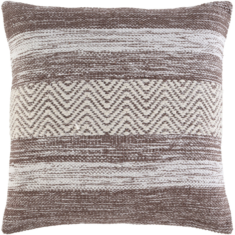 Ampelia Accent Throw Pillow Cover, Beige/Denim, 20" x 20", Pillow Cover Only - No Insert