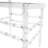 4Pcs PC Clear Stacking Elegant Dining Chairs