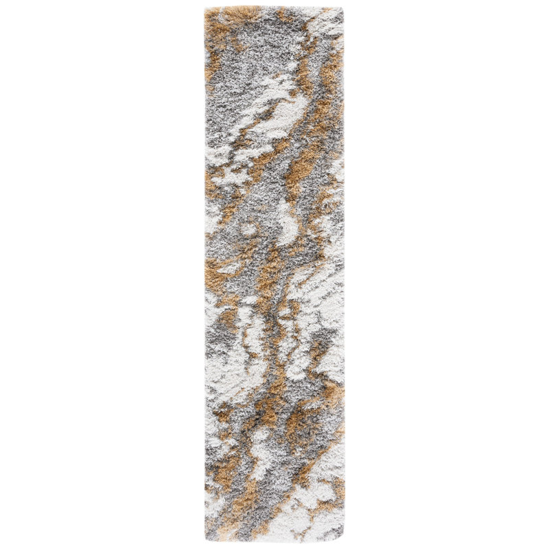 Reyes Abstract Indoor Rug, Runner 2' x 17'