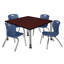 Ensemble de table de salle à manger et de chaises Kee-93832724-93832727-73412821