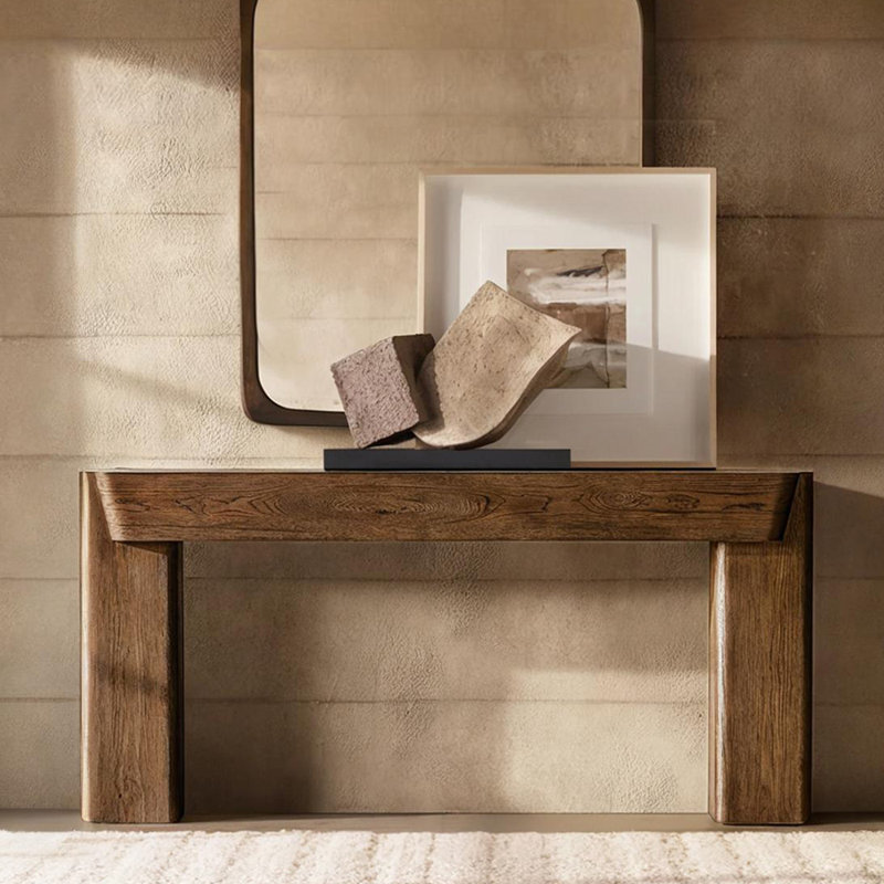 Console américaine de style américain, Brun