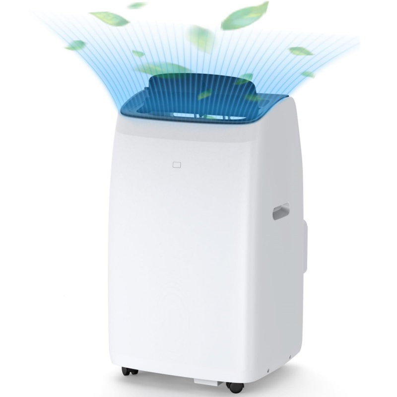 Climatiseur portatif 14000BTU Inverseur - Refroidit et chauffe jusqu'à 750 pieds carrés, efficacité à deux tuyaux