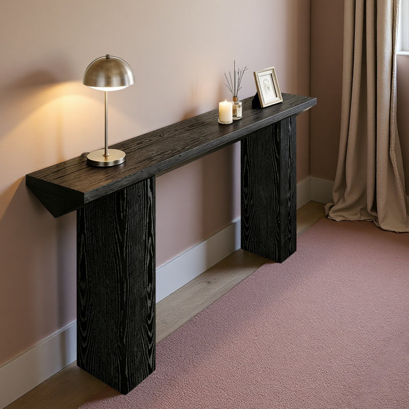 Console triangulaire, canapé, table d'entrée moderne