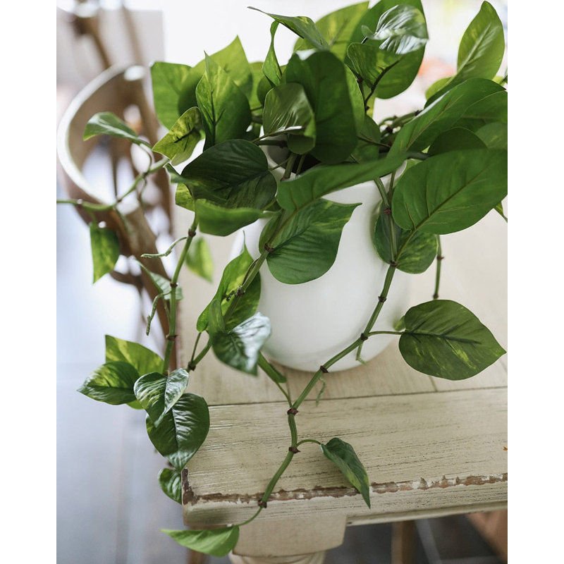 Pothos artificiel suspendu 22 po