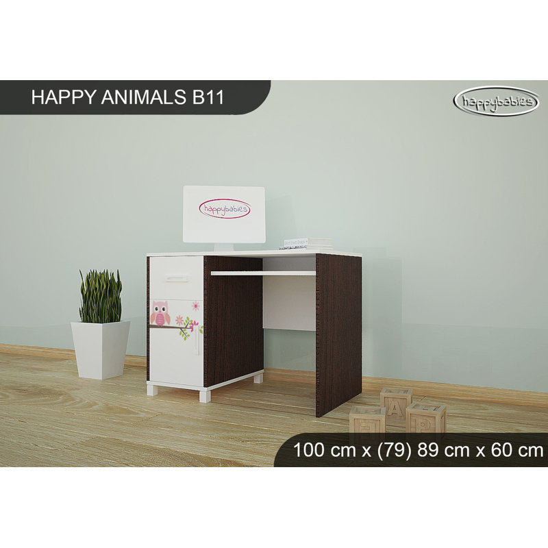 100cm Writing Desk, Chestnut