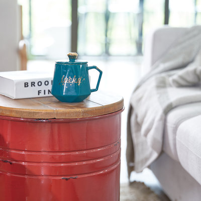 Pieper Iron Accent Stool