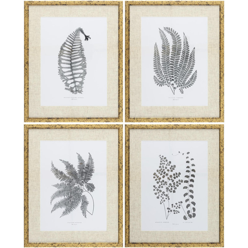Ferne Wall Art, Antiqued Brass