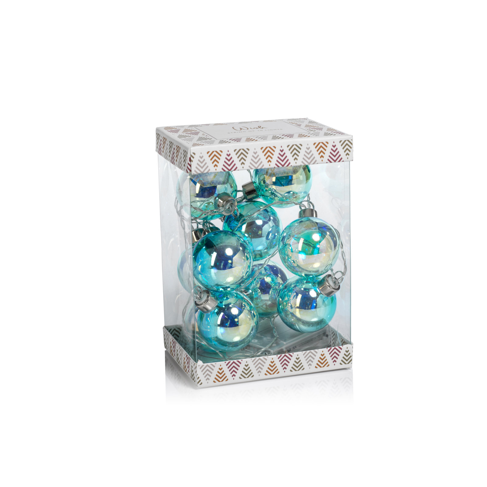 Spectrum 10-Light Battery LED String Lights, Blue