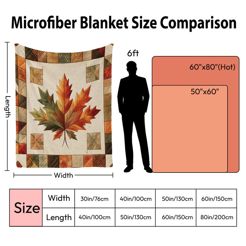 Plaid en flanelle polaire Jyk, léger, respirant, doux et chaud en microfibre pelucheuse, 76 x 102 cm, motif feuilles matelassées
