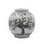 Porcelaine à fleurs 15 po H
