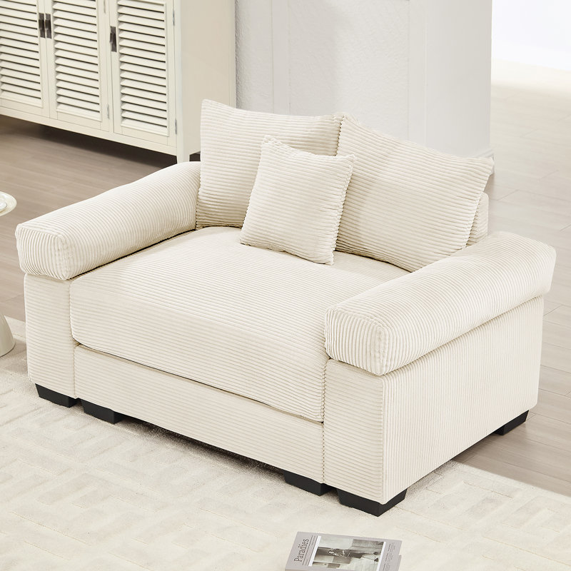 Canapé modulaire surdimensionné 54,3 po Cloud, Beige