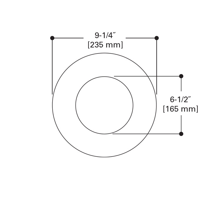 6 In. Oversize Housing Adapter Ring