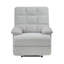 Fauteuil inclinable en velours-1970874504