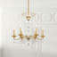 Helenia 6 Light 28in x 30in Chandelier in Antique Silver with Clear Heritage Handcut Crystals-1376261296