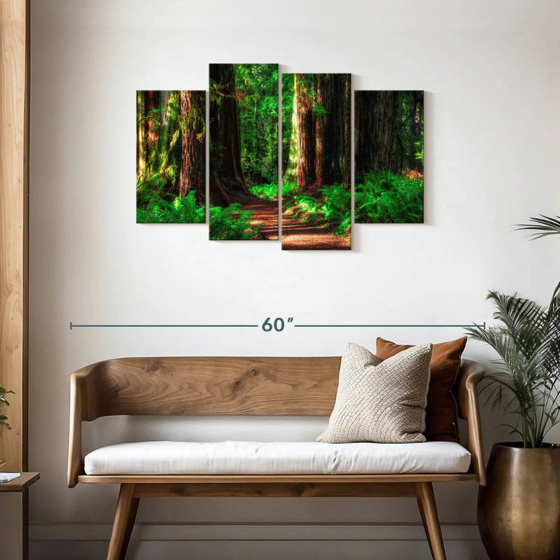 Path Through Forest, 27" H x 43" W