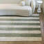 Tapis rayé vert Augello-1849227993