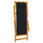 Folding Beach Chair With Armrests Acacia Wood & PVC-coated polyester-243835042