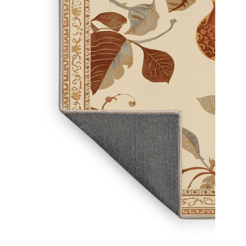 Tapis oriental moelleux moelleux en beige, 2 x 4