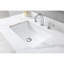 43X22inch Sintered Stone Gold Bathroom Vanity Top With 3 Faucet Holes And Ceramic Basin Sink In Color