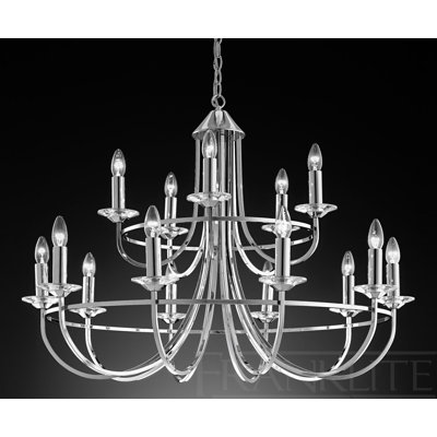 Titus 15 - Light Candle Style Chandelier